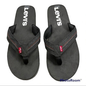 NEW Levi's® Men's Wordmark Strap Flip Flop Sandals size 12